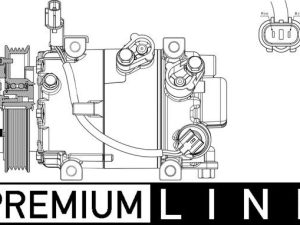 Compresor climatizare KIA CEED (JD) 1.4 MPI benzina 101 cai MAHLE ORIGINAL ACP 629 000P