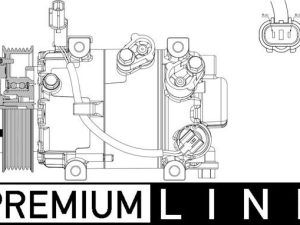 Compresor climatizare KIA CEED (JD) 1.4 MPI benzina 101 cai MAHLE ORIGINAL ACP 632 000P