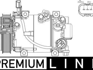 Compresor climatizare KIA CEED (JD) 1.4 CVVT benzina 100 cai MAHLE ORIGINAL ACP 633 000P