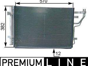 Condensator climatizare KIA PRO CEED (ED) 1.6 benzina 122 cai MAHLE ORIGINAL AC 442 000P