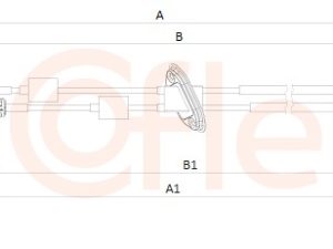 Cablu transmisie manuala KIA PRO CEED (JD) 1.6 CRDi 110 diesel 110 cai COFLE 2CB.HY003