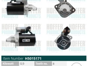 Electromotor KIA PRO CEED (JD) 1.4 CVVT benzina 100 cai HOFFER H5015171