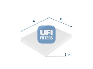 Filtru polen KIA VENGA (YN) 1.4 CRDi 90 diesel 90 cai UFI 53.149.00
