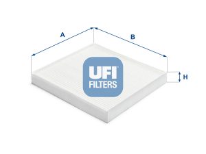 Filtru polen KIA SELTOS (SP2, SP2I) 1.6 MPi (SP2) benzina 122 cai UFI 53.387.00