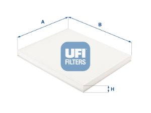 Filtru polen KIA OPTIMA (JF) 2.0 T-GDi benzina 245 cai UFI 53.396.00