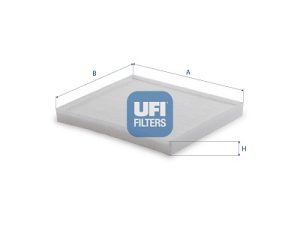 Filtru polen KIA OPTIMA (JF) 2.0 GDI Hybrid benzina/elector 205 cai UFI 53.534.00