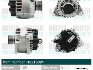 Alternator KIA CEED (JD) 1.6 CRDi 110 diesel 110 cai HOFFER H5515091
