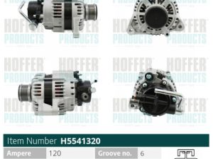 Alternator KIA PRO CEED (ED) 2.0 CRDi 140 diesel 140 cai HOFFER H5541320