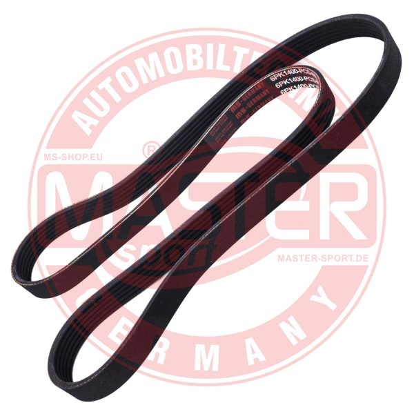 Curea transmisie cu caneluri KIA PRO CEED (ED) 2.0 CRDi 140 diesel 140 cai MASTERSPORT GERMANY 6PK1400-PCS-MS
