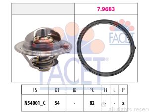 Termostat lichid racire KIA PROCEED (CD) 1.0 T-GDI benzina 120 cai FACET 7.8727