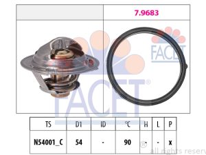 Termostat lichid racire KIA CEED (CD) 1.6 CRDi 136 Eco-Dynamics+ Diesel/electro 136 cai FACET 7.8802