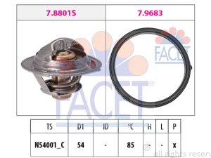 Termostat lichid racire KIA VENGA (YN) 1.6 CRDi 128 diesel 128 cai FACET 7.8803
