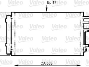 Condensator climatizare KIA PRO CEED (ED) 1.4 benzina 109 cai VALEO 814351