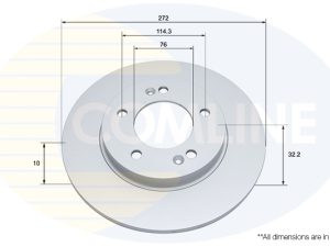 Disc frana KIA CEED (CD) 1.0 T-GDI benzina 120 cai COMLINE ADC4064