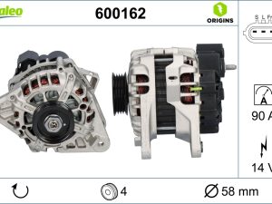 Alternator KIA CEED hatchback (ED) 1.6 CRDi 115 diesel 115 cai VALEO 600162
