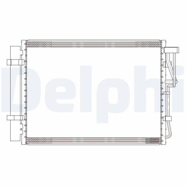 Condensator climatizare KIA VENGA (YN) 1.4 CRDi 75 diesel 78 cai DELPHI CF20303