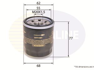Filtru ulei KIA STONIC (YB) 1.2 CVVT benzina 84 cai COMLINE CHY11001