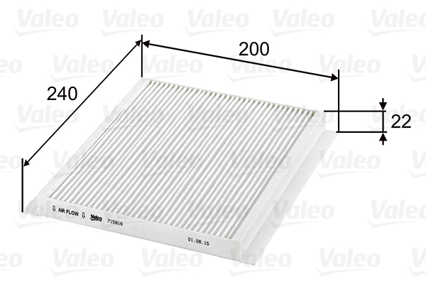 Filtru polen KIA CEED (CD) 1.0 T-GDI MHEV benzina/elector 120 cai VALEO 715816