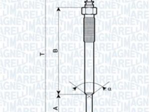 Bujie incandescenta KIA CEED (JD) 1.4 CRDi 90 diesel 90 cai MAGNETI MARELLI 062900074304