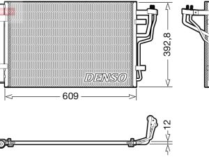 Condensator climatizare KIA CEED hatchback (ED) 1.6 CVVT benzina 125 cai DENSO DCN41013