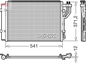Condensator climatizare KIA VENGA (YN) 1.4 CRDi 90 diesel 90 cai DENSO DCN43010
