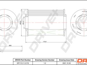 Filtru ulei KIA PRO CEED (ED) 2.0 CRDi 140 diesel 140 cai DRIVE DP1110.11.0176