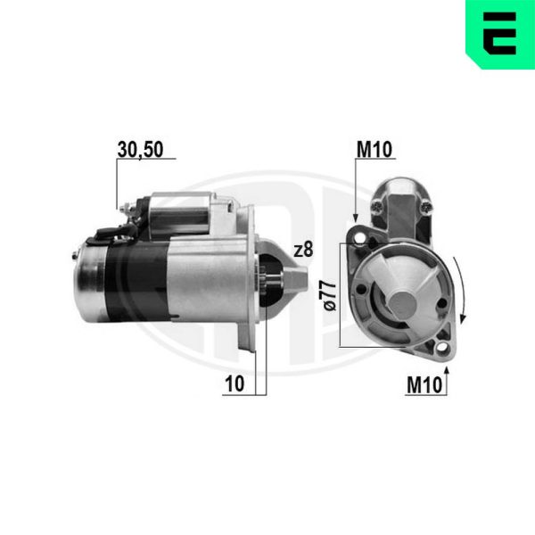 Electromotor KIA PRO CEED (ED) 2.0 LPG Benzina/Autogaz (GPL) 143 cai ERA 220510A