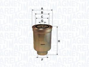 Filtru combustibil KIA VENGA (YN) 1.6 CRDi 128 diesel 128 cai MAGNETI MARELLI 153071762560