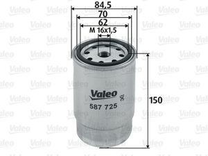 Filtru combustibil KIA PRO CEED Hatchback Van (JD) 1.6 CRDI diesel 136 cai VALEO 587725