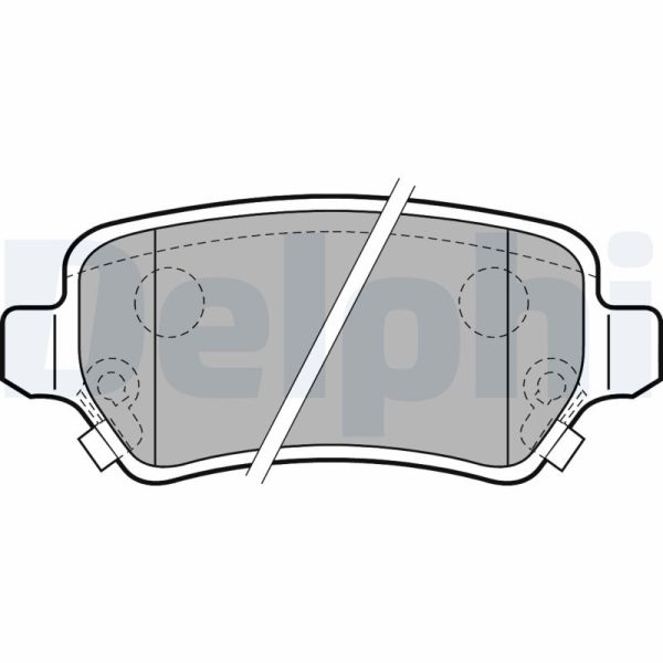 Placute frana KIA VENGA (YN) 1.4 CVVT benzina 90 cai DELPHI LP2188