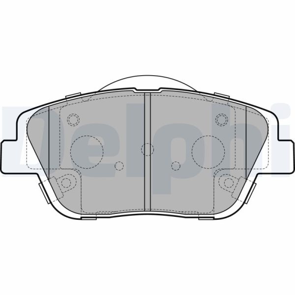 Placute frana KIA OPTIMA (FSGDS6B) 2.0 CVVT Hybrid benzina/elector 190 cai DELPHI LP2688