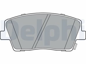 Placute frana KIA STINGER (CK) 2.0 T-GDi benzina 256 cai DELPHI LP3390