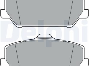 Placute frana KIA OPTIMA (JF) 2.0 T-GDi benzina 238 cai DELPHI LP3400