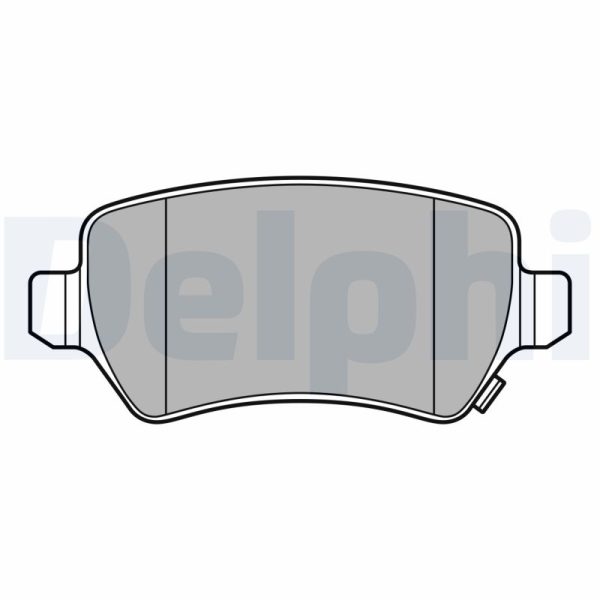 Placute frana KIA CEED (JD) 1.4 MPI benzina 101 cai DELPHI LP3615