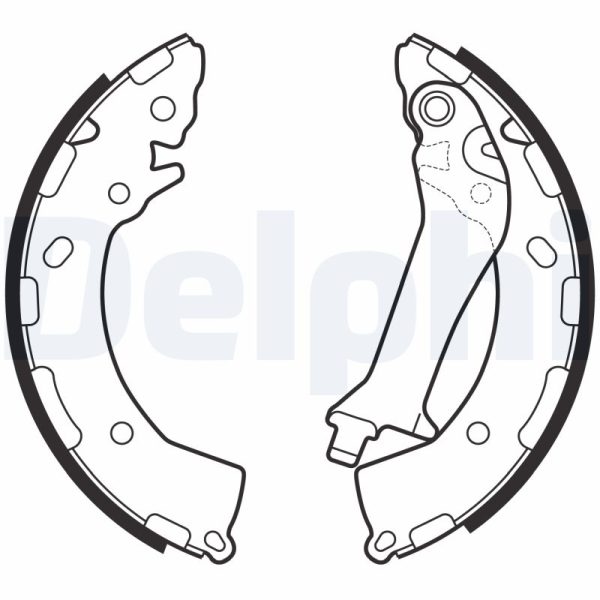 Set saboti frana KIA STONIC (YB) 1.0 T-GDi Eco-Dynamics+ benzina/elector 120 cai DELPHI LS2150