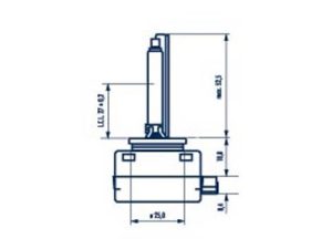 Bec far faza lunga KIA PRO CEED (JD) 1.6 GT benzina 204 cai NARVA 840103000