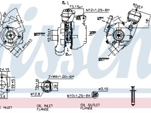 Compresor sistem de supraalimentare KIA PRO CEED (ED) 1.6 CRDi 90 diesel 90 cai NISSENS 93224