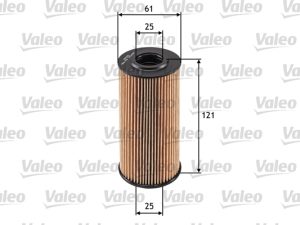 Filtru ulei KIA PRO CEED (ED) 1.6 CRDi 115 diesel 115 cai VALEO 586578