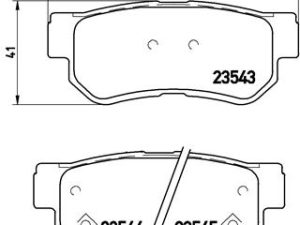 Placute frana KIA OPTIMA (FSGDS6B) 2.0 CVVT benzina 165 cai BREMBO P 30 014