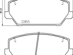 Placute frana KIA OPTIMA (JF) 2.0 T-GDi benzina 238 cai BREMBO P 30 102