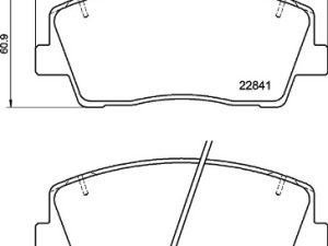 Placute frana KIA STINGER (CK) 2.0 T-GDI benzina 197 cai BREMBO P 30 108