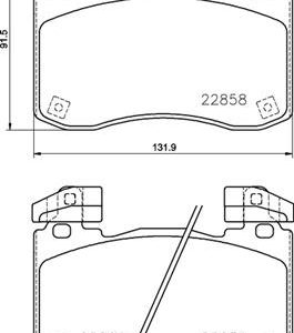 Placute frana KIA STINGER (CK) 3.3 T-GDI benzina 366 cai BREMBO P 30 113