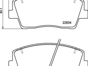 Placute frana KIA STINGER (CK) 2.0 T-GDi benzina 256 cai BREMBO P 30 119