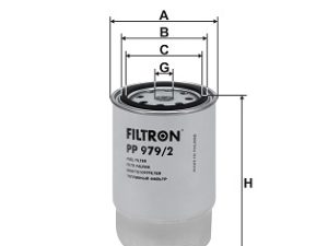 Filtru combustibil KIA PRO CEED (ED) 1.6 CRDi 115 diesel 115 cai FILTRON PP 979/2