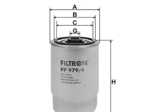 Filtru combustibil KIA VENGA (YN) 1.4 CRDi 75 diesel 78 cai FILTRON PP 979/4