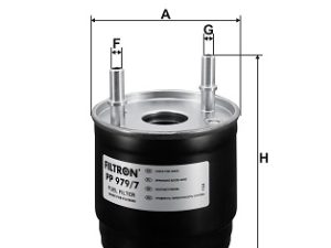 Filtru combustibil KIA STONIC (YB) 1.6 CRDi diesel 110 cai FILTRON PP 979/7
