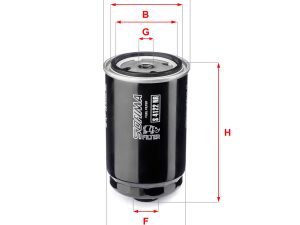 Filtru combustibil KIA PRO CEED (JD) 1.6 CRDi 110 diesel 110 cai SOFIMA S 4122 NR