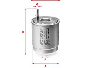 Filtru combustibil KIA CEED (CD) 1.6 CRDi 115 diesel 116 cai SOFIMA S 4160 NR