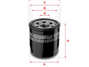 Filtru ulei KIA PROCEED (CD) 1.0 T-GDI benzina 120 cai SOFIMA S 5120 R