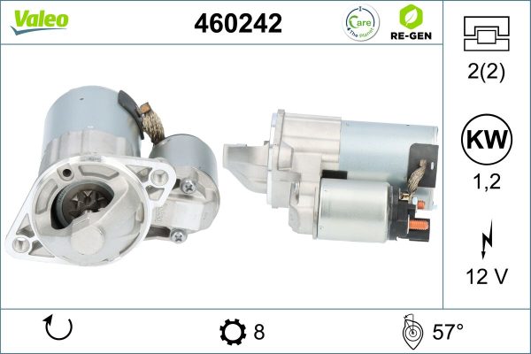 Electromotor KIA PRO CEED (ED) 2.0 benzina 143 cai VALEO 460242